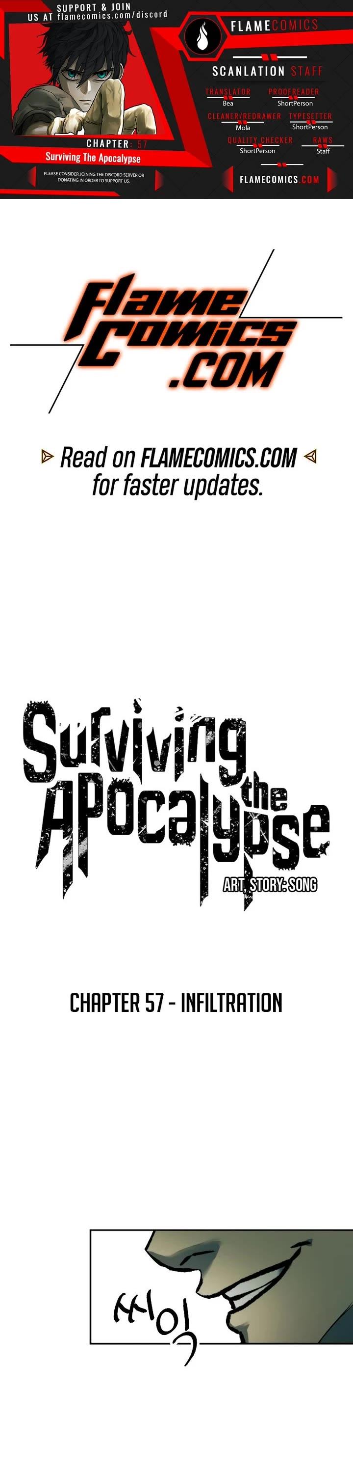 Surviving the Apocalypse Chapter 57 page 1 - Chapter 57: Infiltration