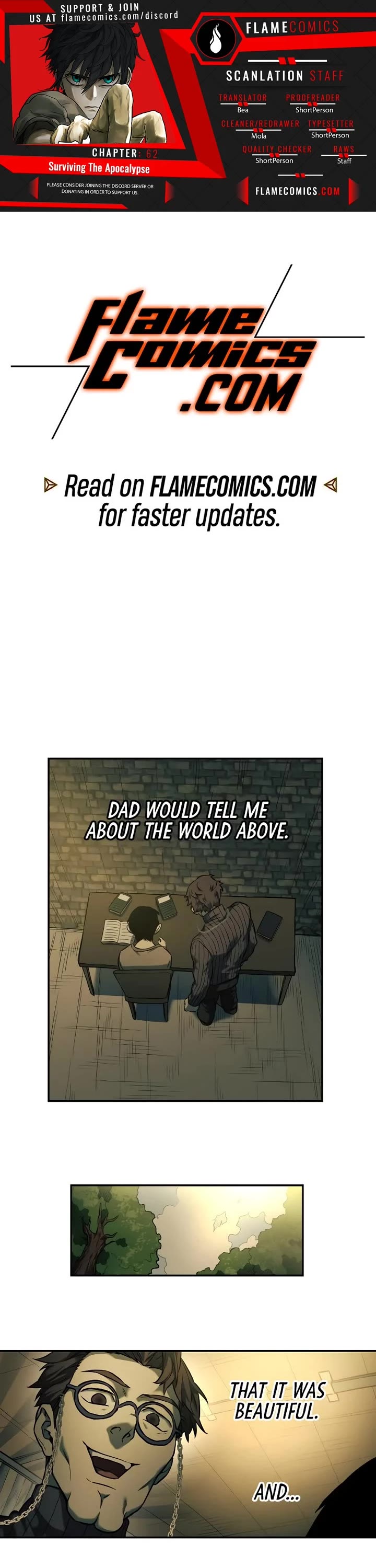 Surviving the Apocalypse Chapter 62 page 1 - Chapter 62: My World