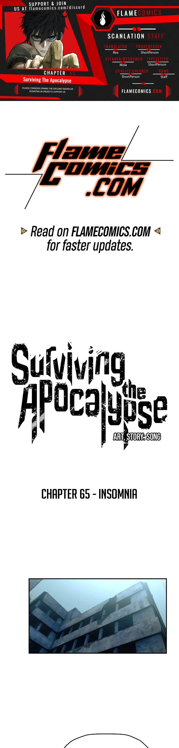 Surviving the Apocalypse Chapter 65 page 1 - Chapter 65: Insomnia