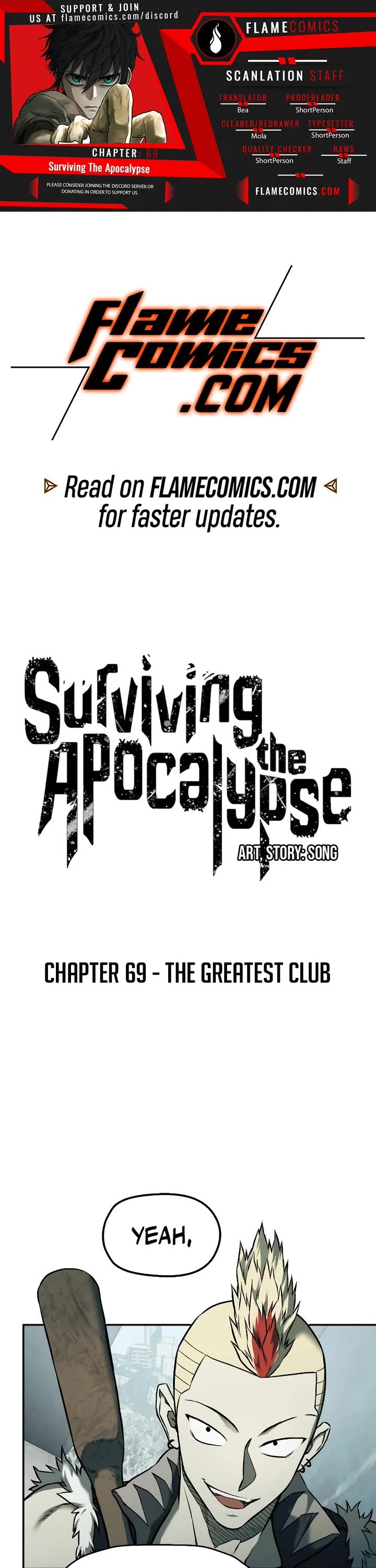 Surviving the Apocalypse Chapter 69 page 1 - Chapter 69: The Greatest Club