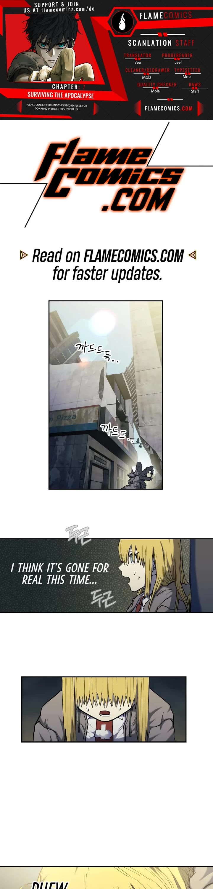 Surviving the Apocalypse Chapter 7 page 1 - Chapter 7