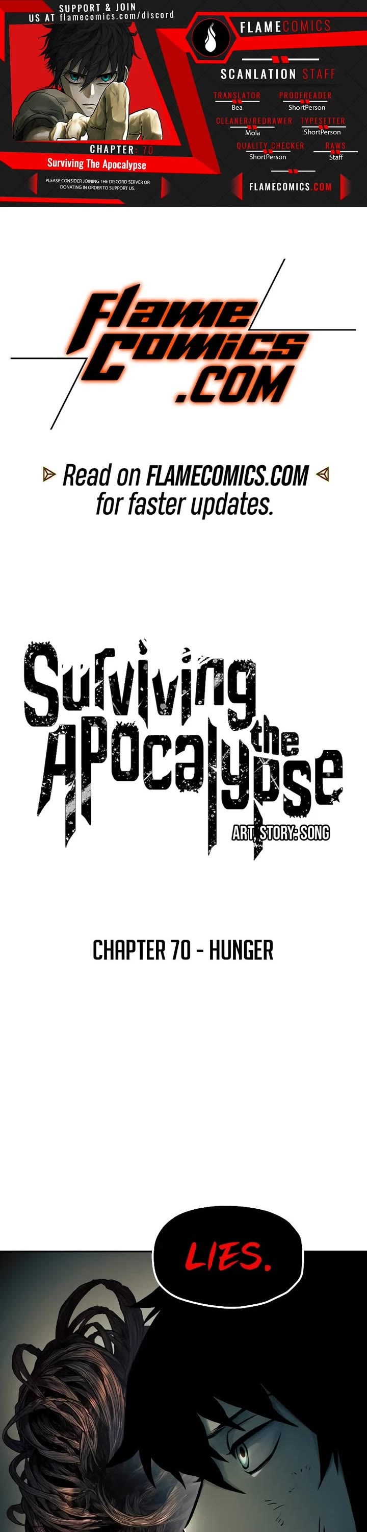 Surviving the Apocalypse Chapter 70 page 1 - Chapter 70: Hunger
