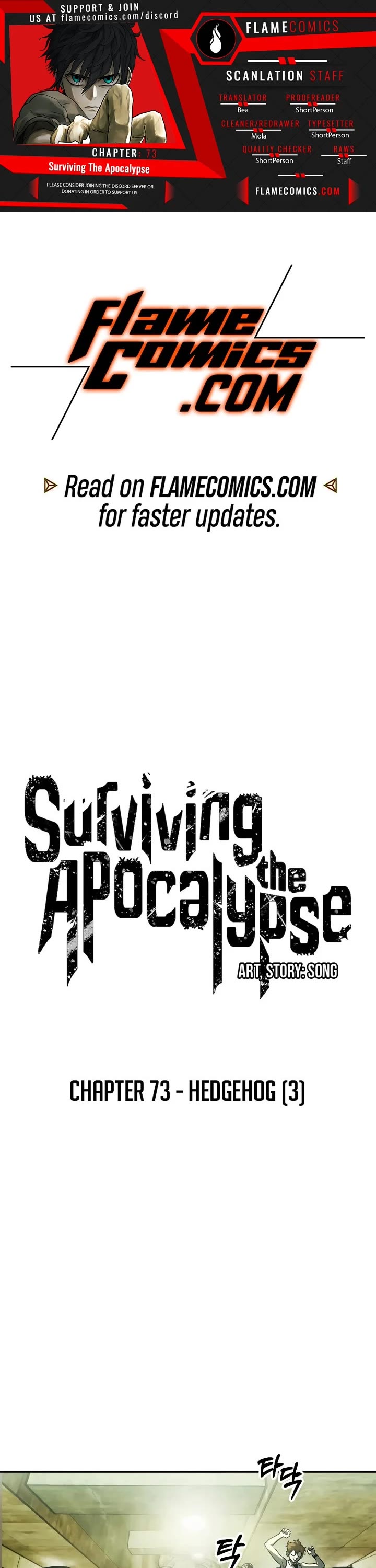 Surviving the Apocalypse Chapter 73 page 1 - Chapter 73: Hedgehog (3)
