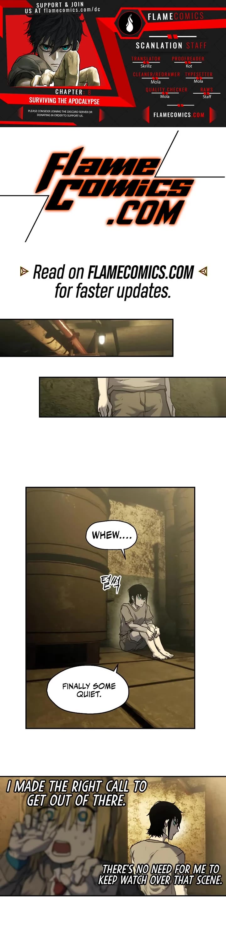 Surviving the Apocalypse Chapter 8 page 1 - Chapter 8
