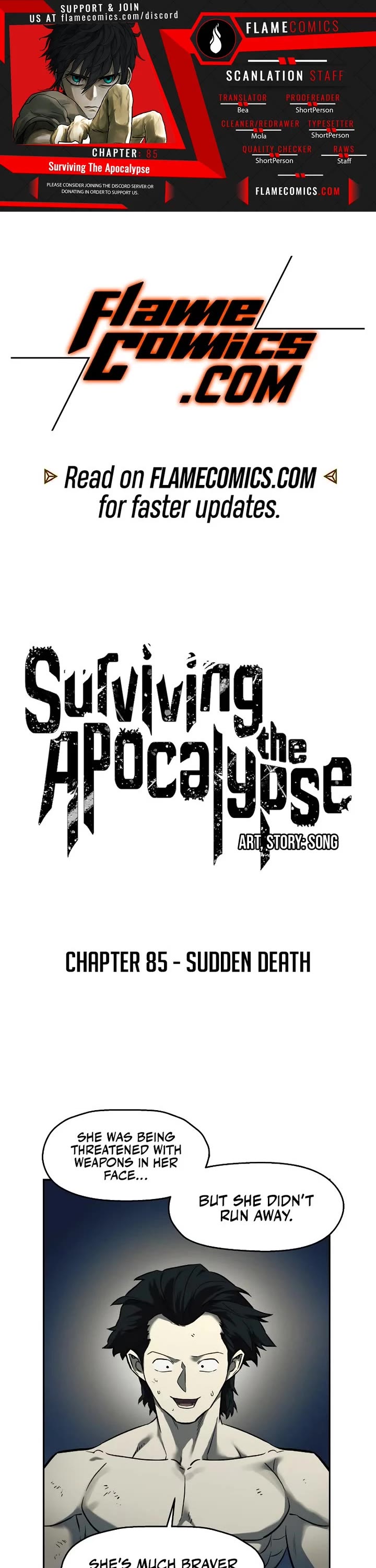 Surviving the Apocalypse Chapter 85 page 1 - Chapter 85: Sudden Death