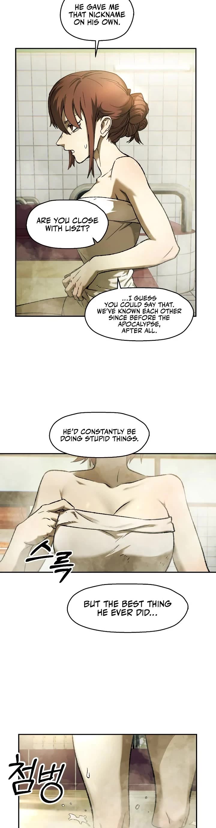 Surviving the Apocalypse Chapter 98 page 11 - Chapter 98: Bathhouse