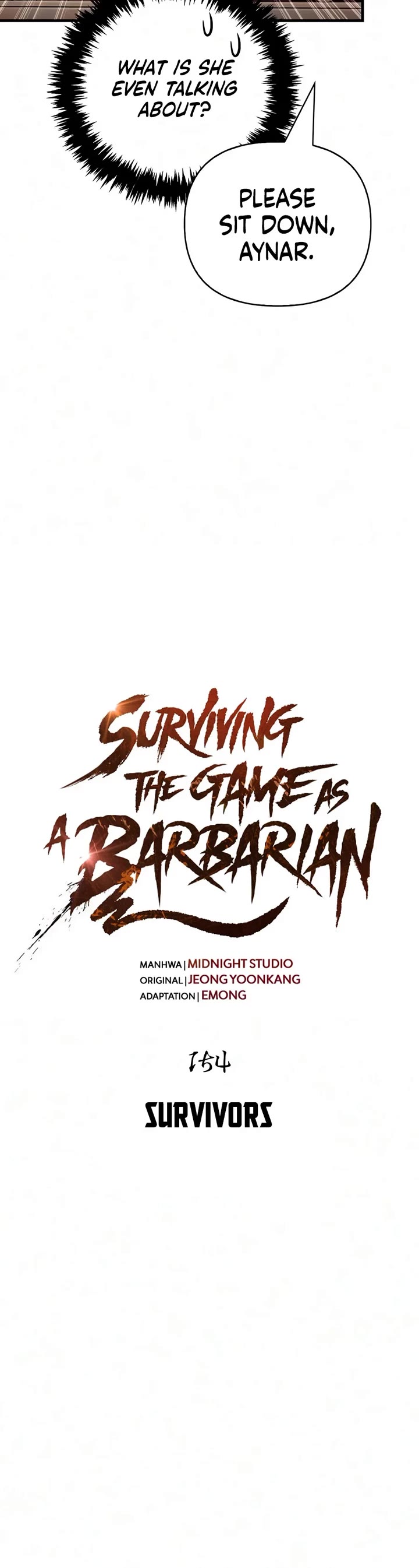 Surviving the Game as a Barbarian Chapter 154 page 6 - Chapter 154: Survivors