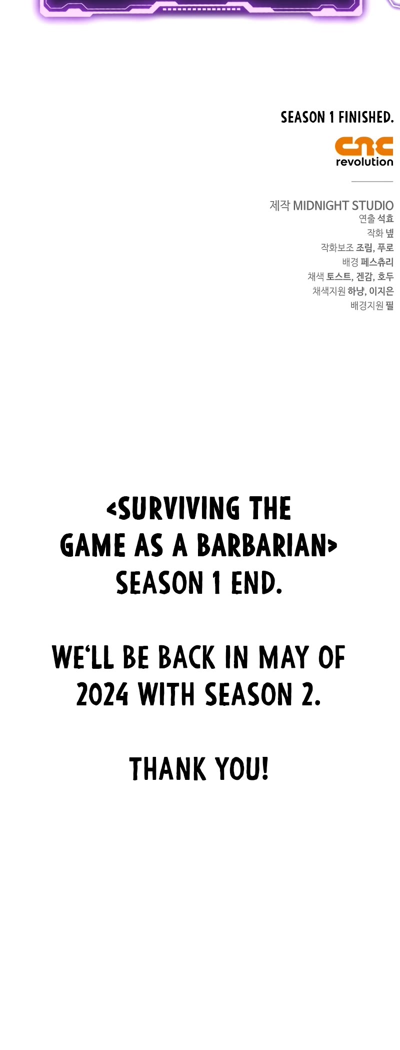 Surviving the Game as a Barbarian Chapter 53 page 87 - Chapter 53 (S1 END)