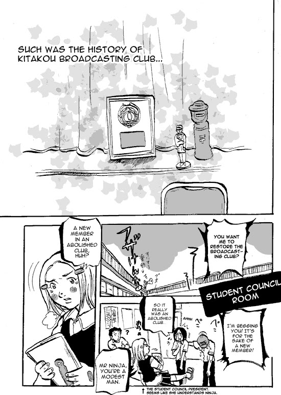 Susume! Kitakou Housoubu Chapter 1.2 page 12 - Chapter 1 v2 : Abolished Club