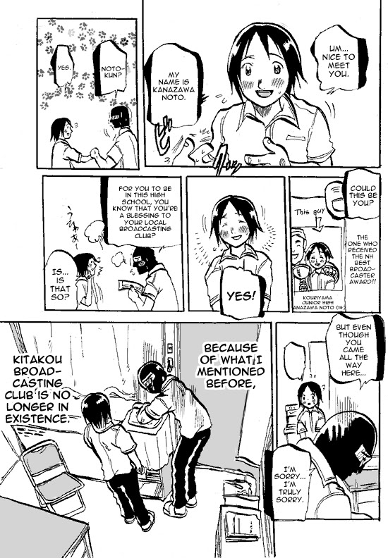 Susume! Kitakou Housoubu Chapter 1.2 page 9 - Chapter 1 v2 : Abolished Club