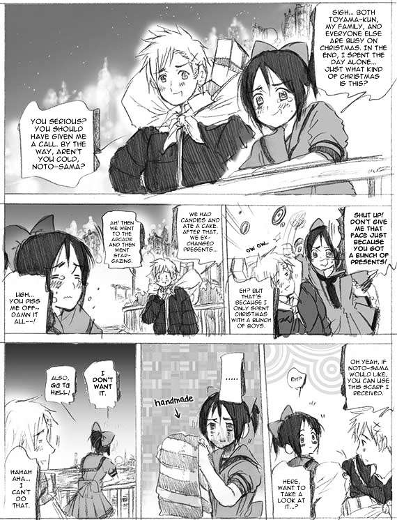 Susume! Kitakou Housoubu Chapter 11.2-1 page 1 - Chapter 11.2 : Noto-sama's Christmas Revenge: Hetalia, Susume! Kitakou Housoubu, an...
