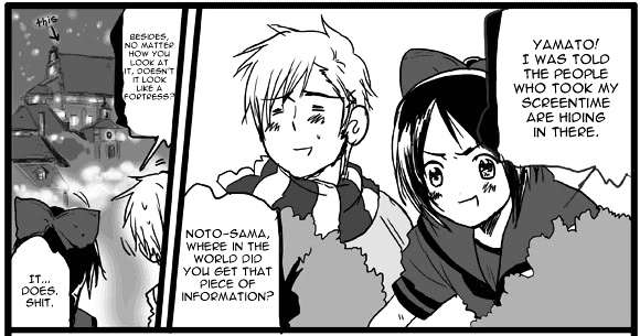 Susume! Kitakou Housoubu Chapter 11.2-1 page 4 - Chapter 11.2 : Noto-sama's Christmas Revenge: Hetalia, Susume! Kitakou Housoubu, an...