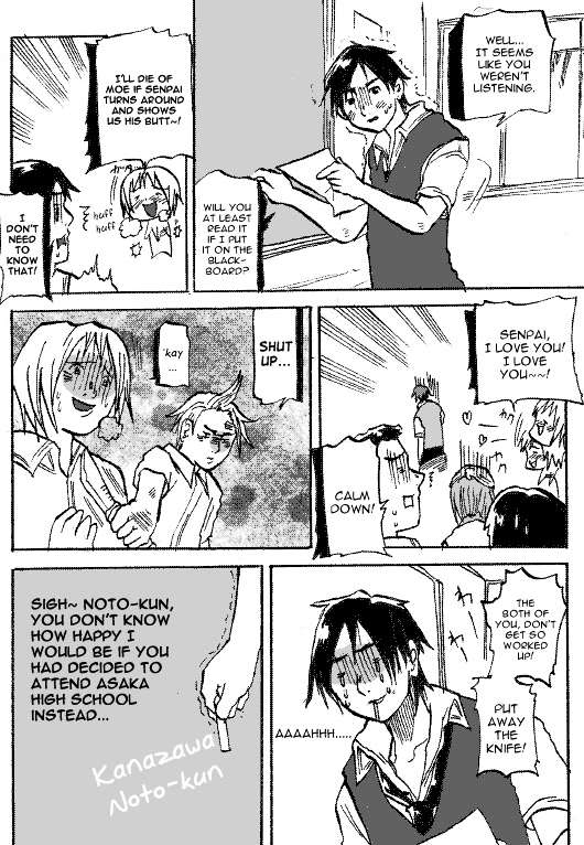 Susume! Kitakou Housoubu Chapter 6.0 page 12 - Chapter 6.0 : Asaka Short Story: To the Spot of the Purple Flag