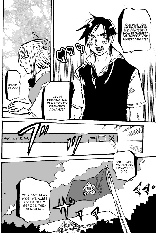 Susume! Kitakou Housoubu Chapter 6.5 page 8 - Chapter 6.5 : Asaka Short Story: To the Spot of the Purple Flag