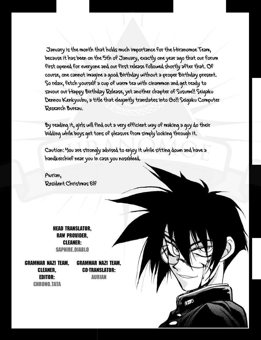 Susume!! Seigaku Dennou Kenkyuubu Chapter 3 page 9 - Chapter 3 : Story of the Ready Boobs Girls and the Abnormal Chief