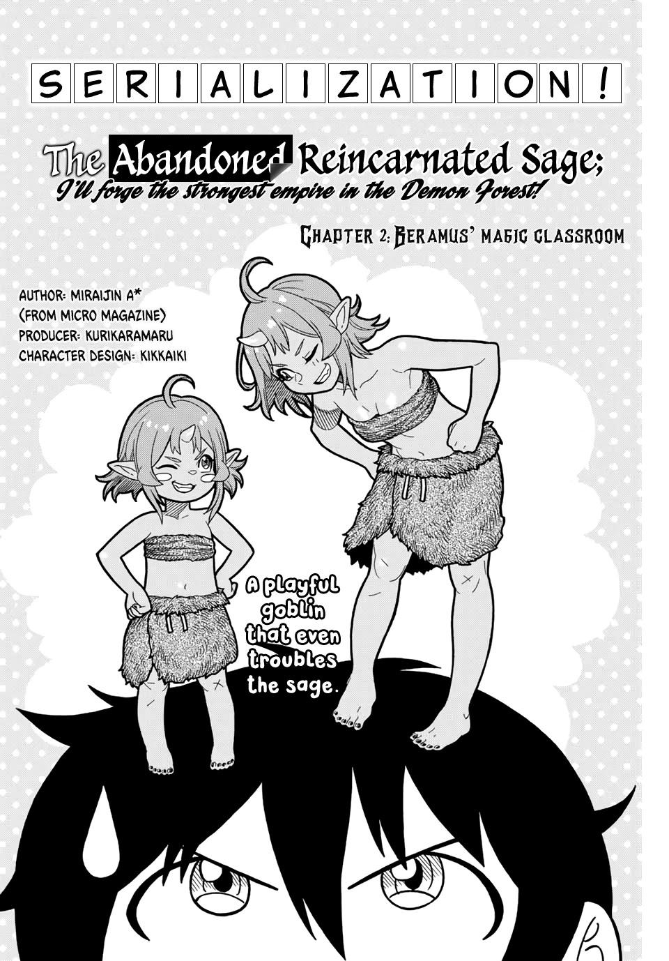 Suterareta Tensei Kenja ~ Mamono no Mori de Saikyou no dai ma Teikoku o Tsukuriageru ~ Chapter 2 page 2 - Chapter 2: Beramus' Magic Classroom