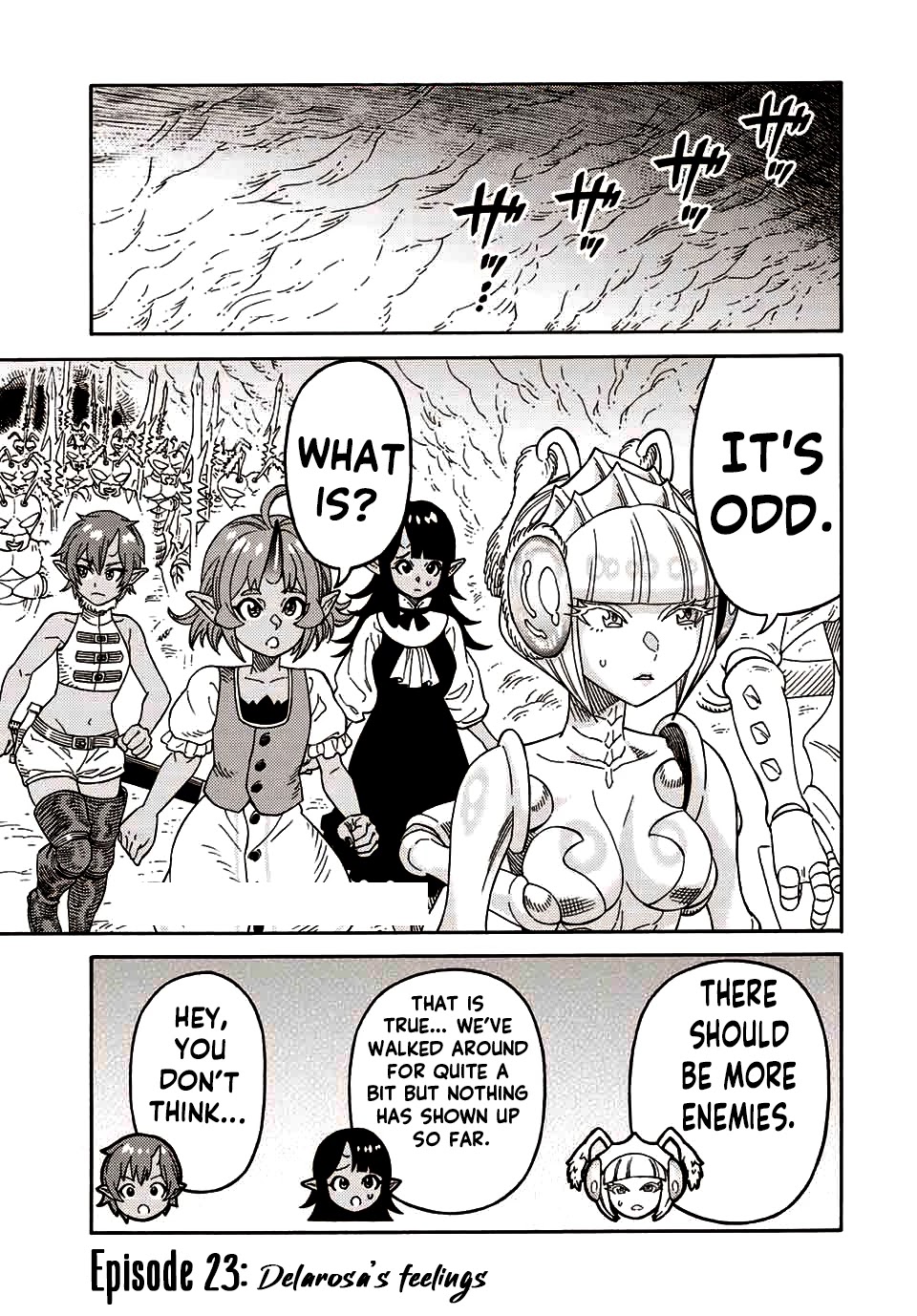 Suterareta Tensei Kenja ~ Mamono no Mori de Saikyou no dai ma Teikoku o Tsukuriageru ~ Chapter 23 page 1 - Chapter 23: Delarosa's Feelings.