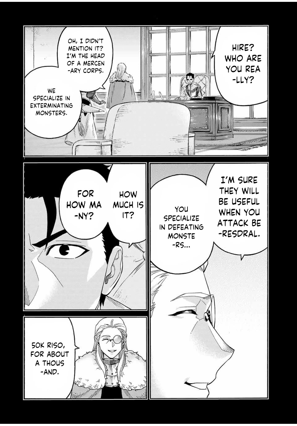 Suterareta Tensei Kenja ~ Mamono no Mori de Saikyou no dai ma Teikoku o Tsukuriageru ~ Chapter 60 page 4 - Chapter 60: Mercernary Corps.