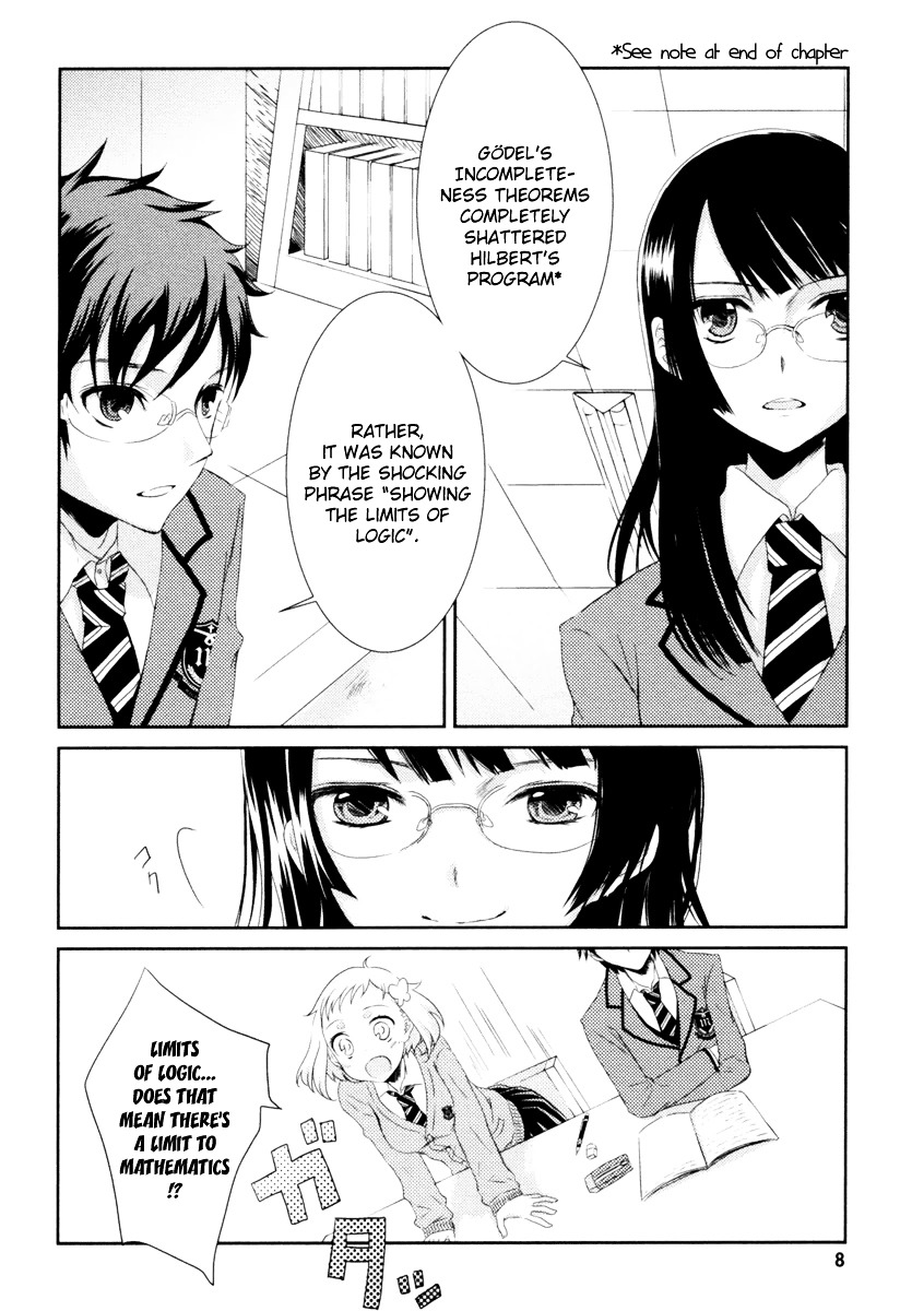 Suugaku Girl - Godel no Fukanzensei Teiri Chapter 0 page 8 - Chapter 0 : Gödel's Invitation
