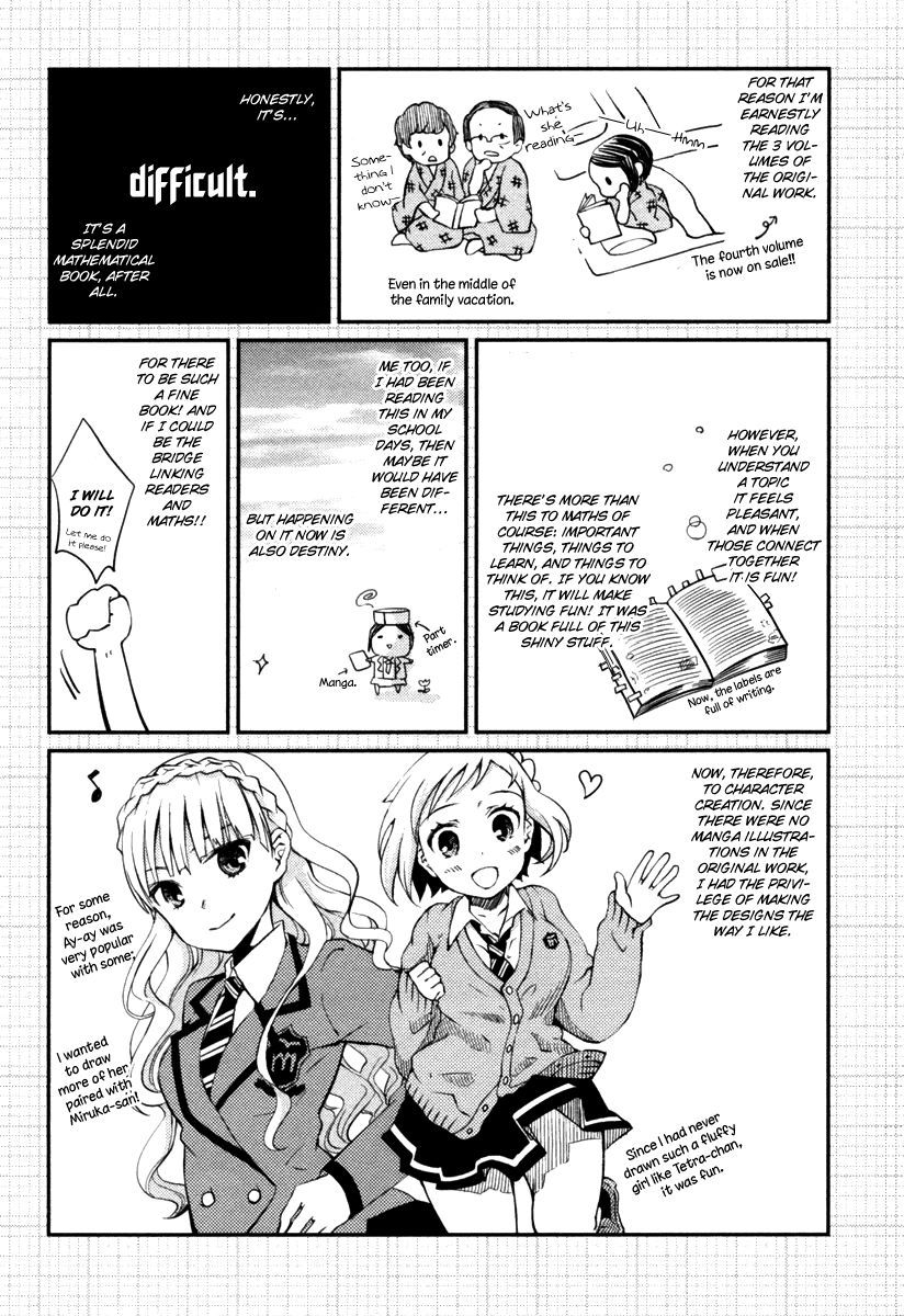Suugaku Girl - Godel no Fukanzensei Teiri Chapter 10.5 page 3 - Chapter 10.5 : The Making of Mathematical Girls.