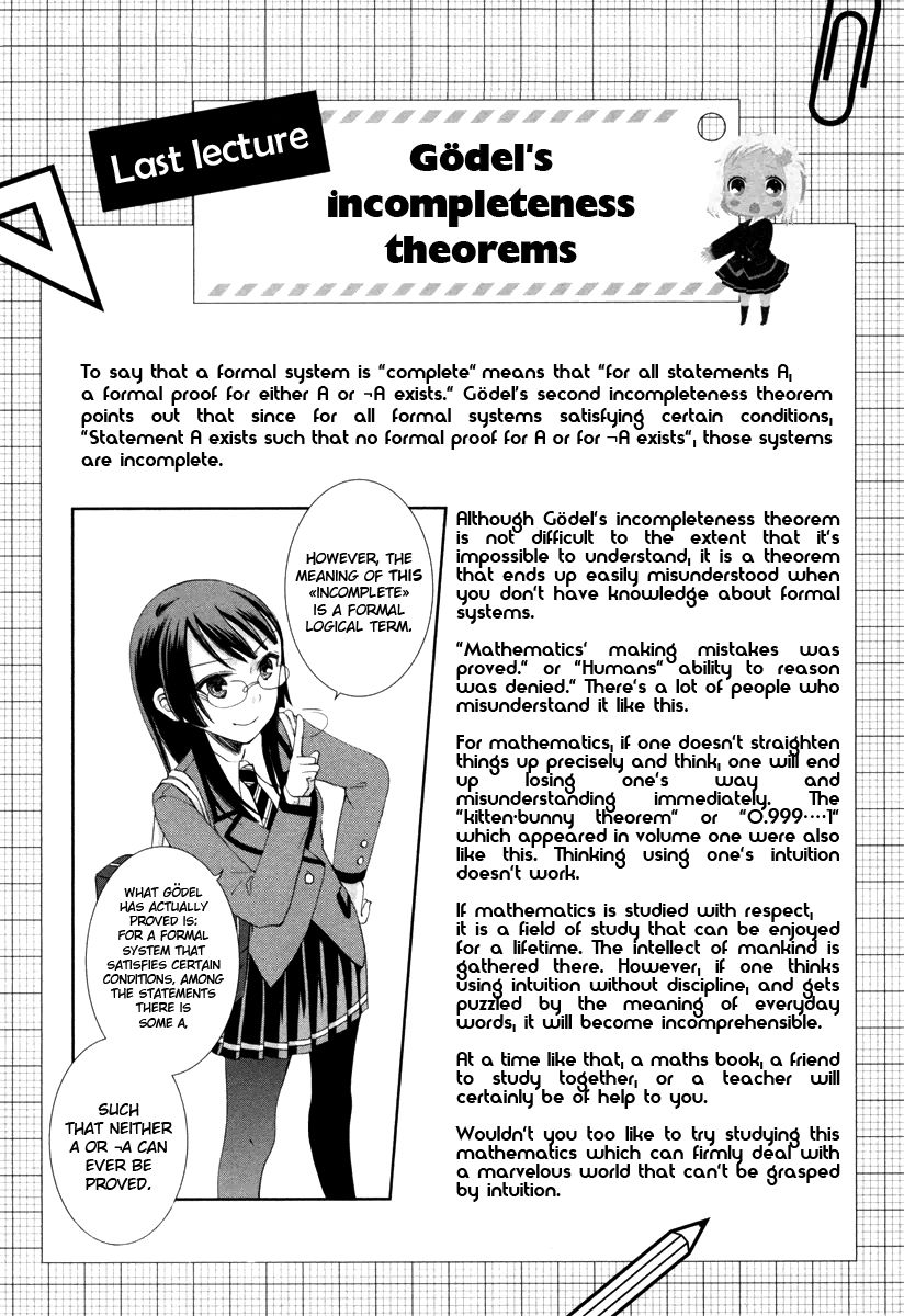 Suugaku Girl - Godel no Fukanzensei Teiri Chapter 10 page 42 - Chapter 10 : Last Lecture