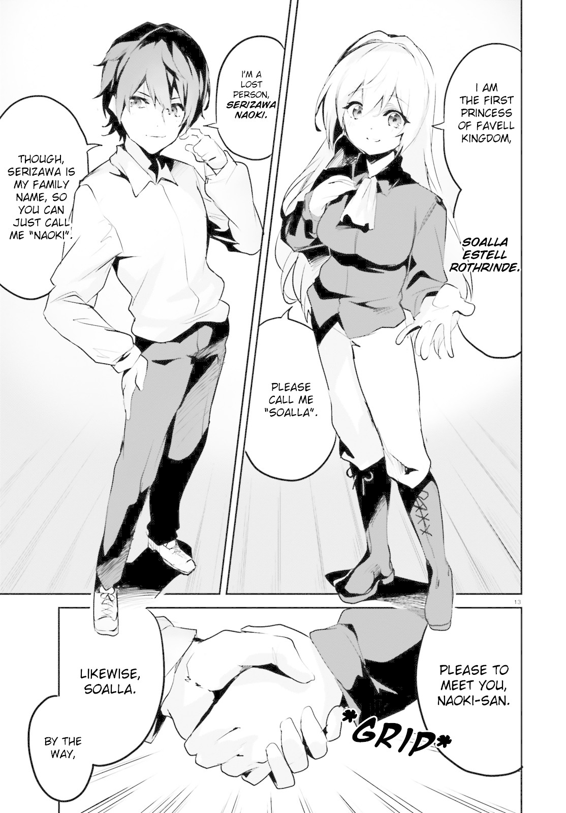 Suuji de Sukuu! Jyakushou Kokka Chapter 2.1 page 13 - Chapter 2.1