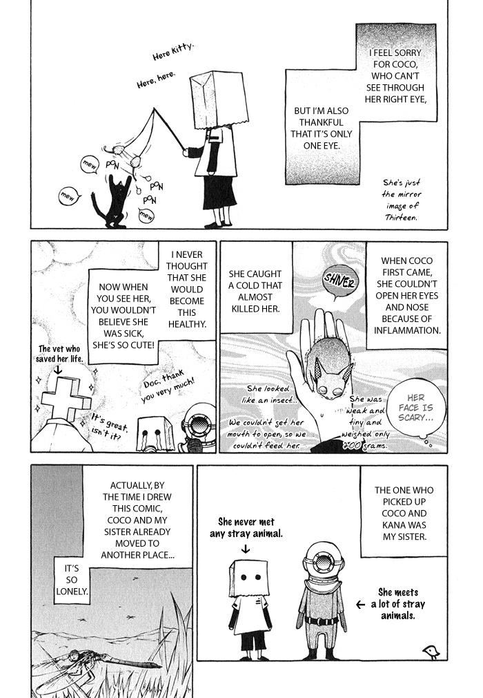 Suzu no Ne ga Kikoeru Chapter 7.5 page 10 - Chapter 7.5: Extra: Black Cat + White Dog > Human