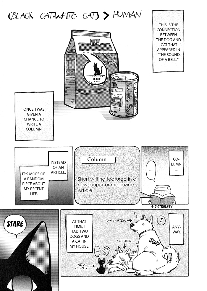 Suzu no Ne ga Kikoeru Chapter 7.5 page 7 - Chapter 7.5: Extra: Black Cat + White Dog > Human