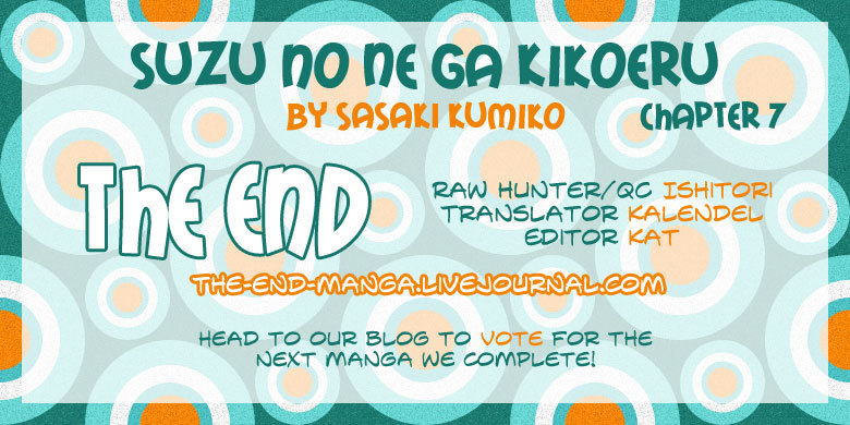 Suzu no Ne ga Kikoeru Chapter 7 page 1 - Chapter 7: Trouble Little Traveller [END]