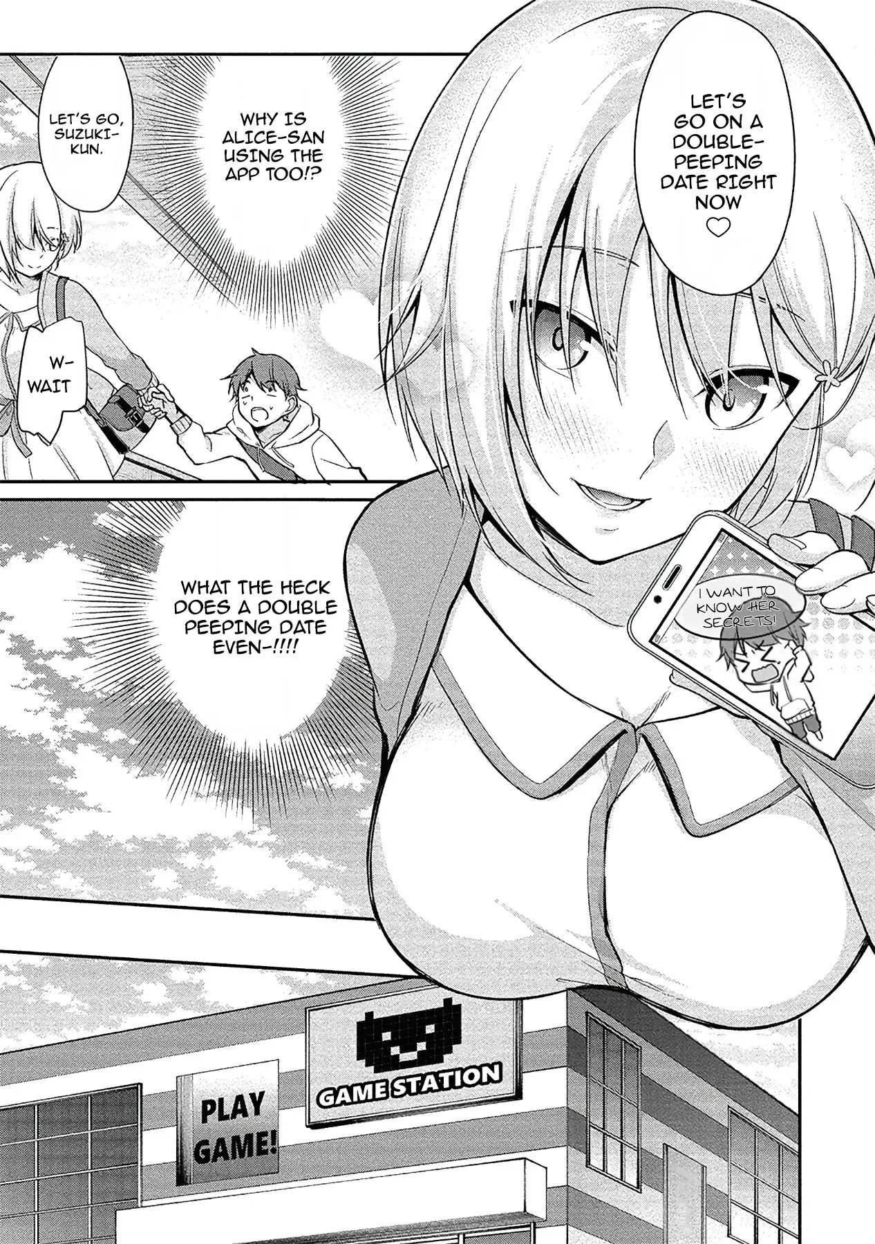 Suzuki-Kun is peeping. Chapter 5 page 4 - Chapter 5