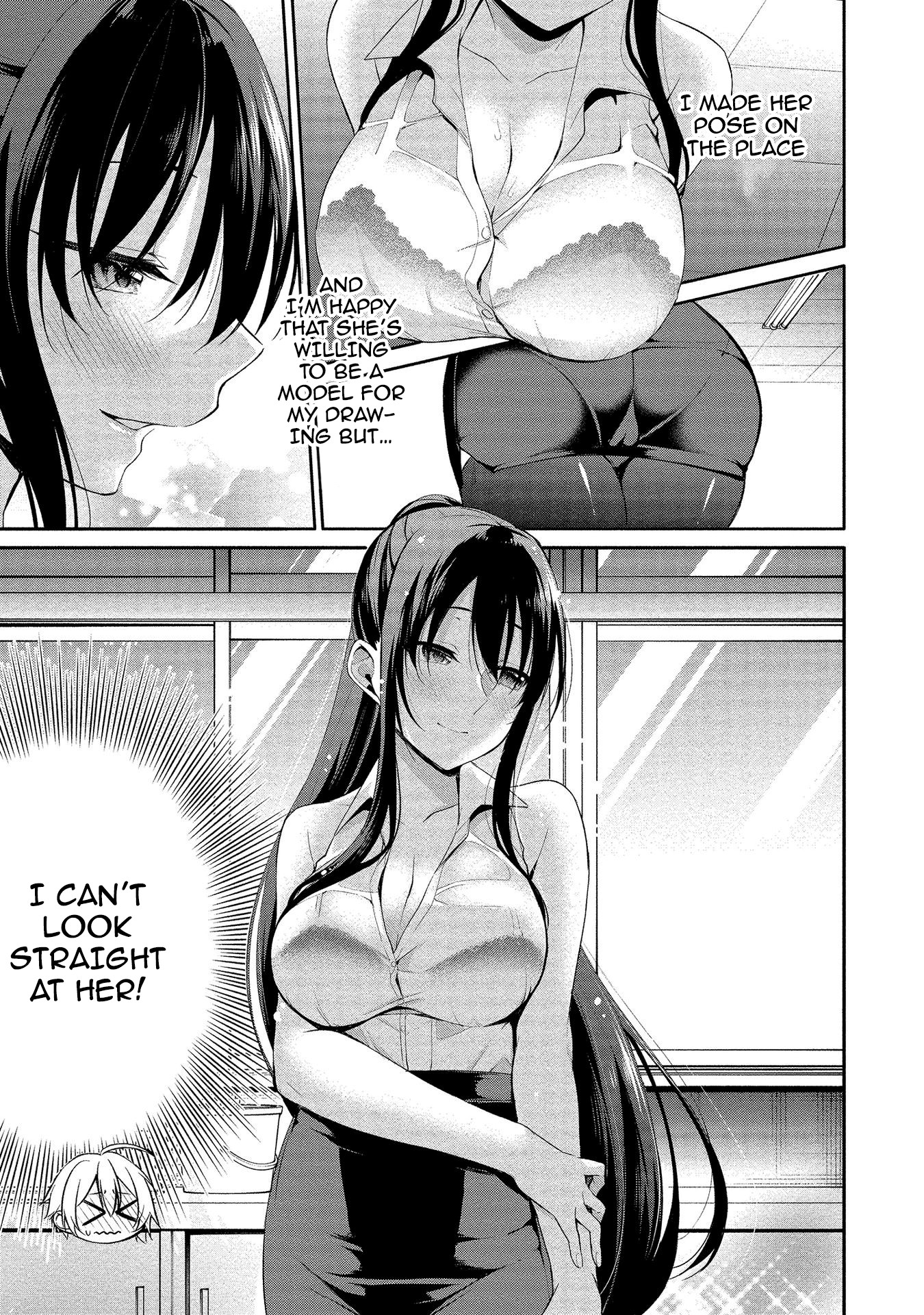 Suzuki-Kun is peeping. Chapter 9 page 17 - Chapter 9