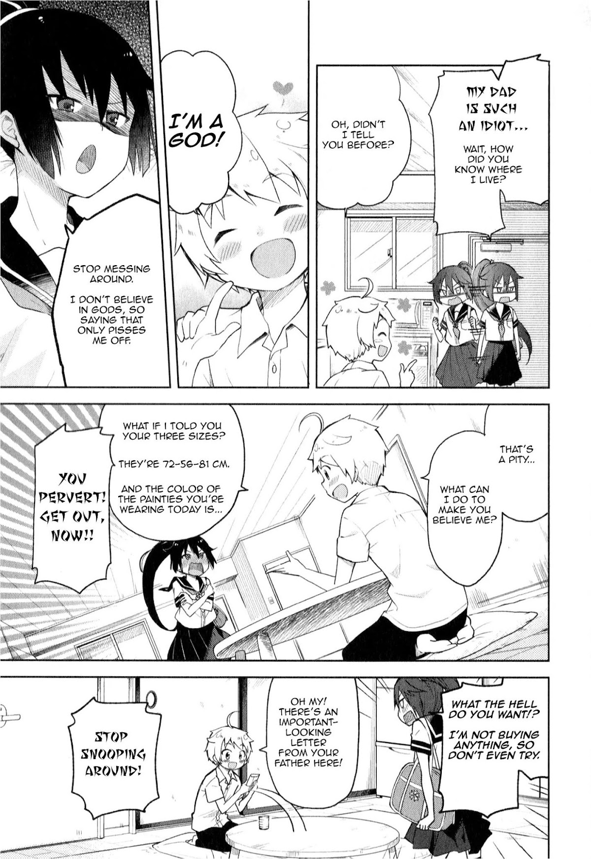 Suzuki-san no Suzuki-kun Chapter 1 page 13 - Chapter 1: Hi! I'm A God!