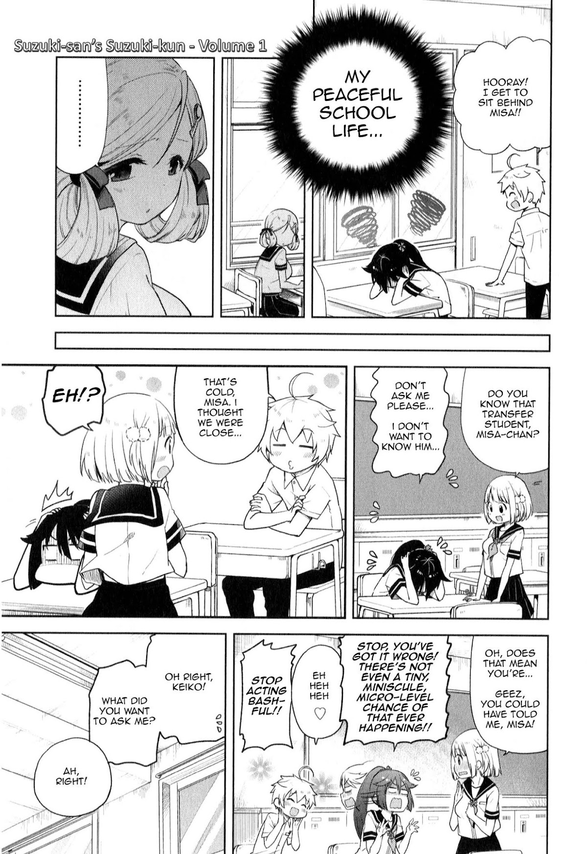Suzuki-san no Suzuki-kun Chapter 5 page 9 - Chapter 5: A Difference In Bust Size