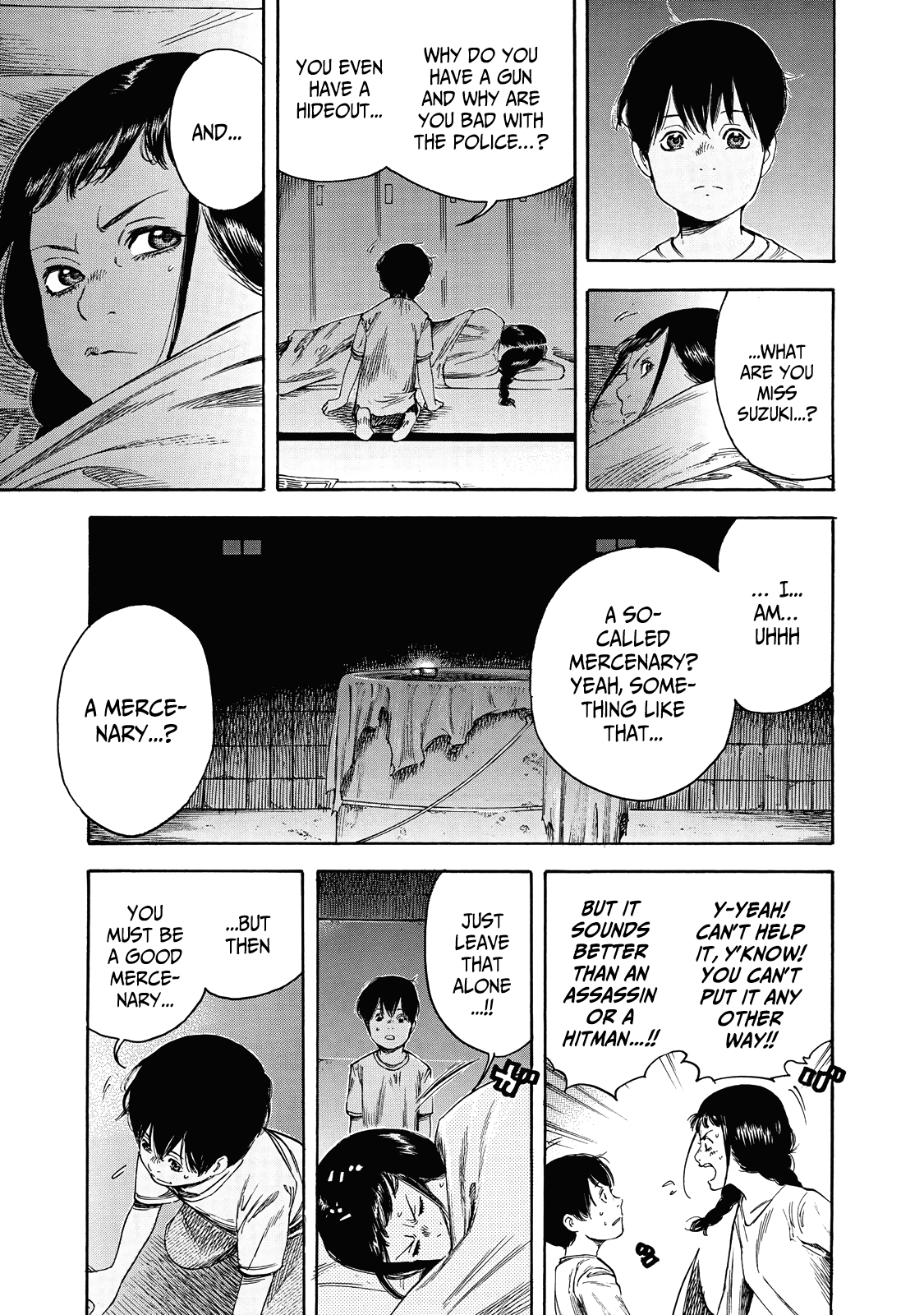 Suzuki-san wa Tada Shizuka ni Kurashitai Chapter 3 page 14 - Chapter 3: The Last Night