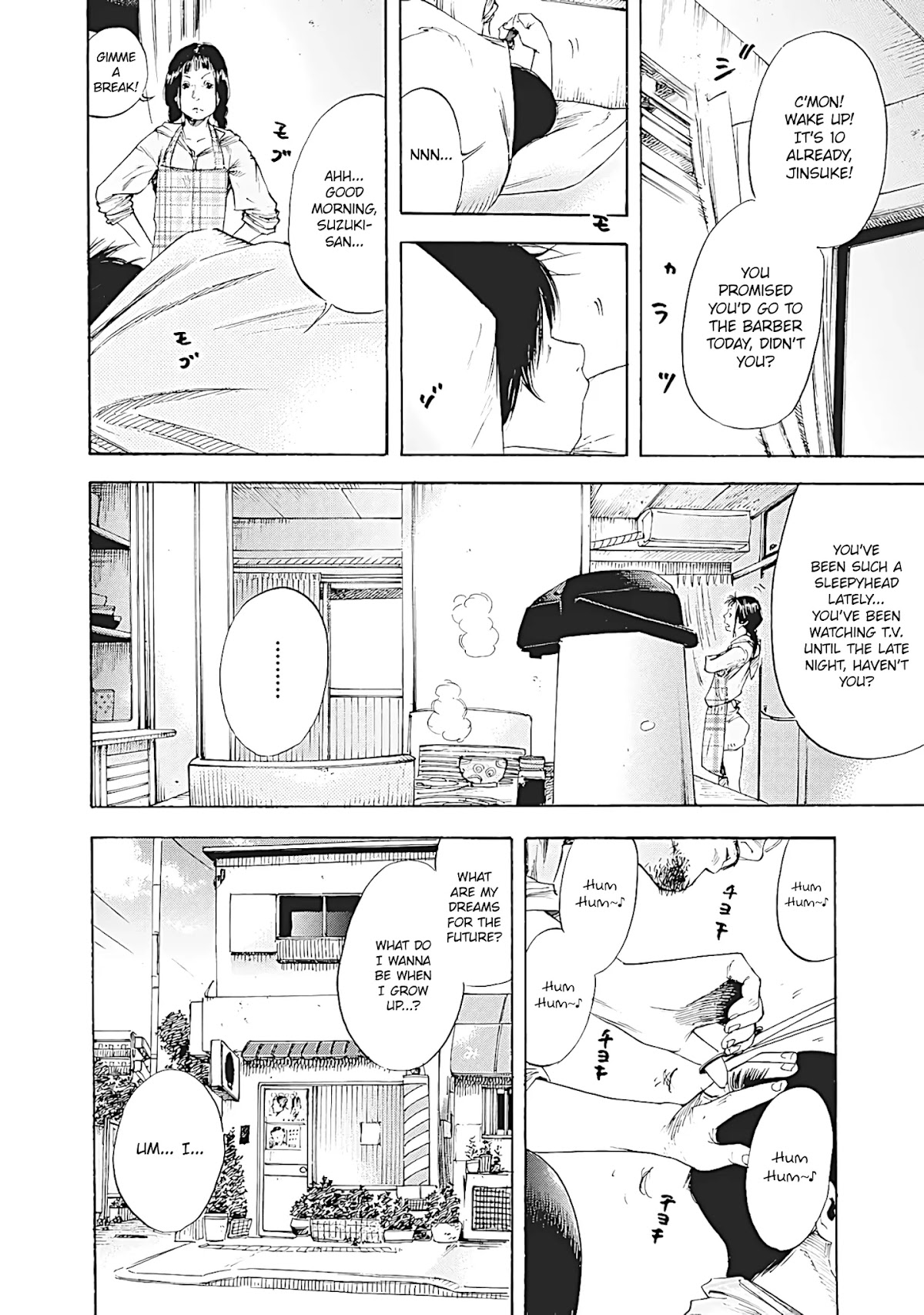 Suzuki-san wa Tada Shizuka ni Kurashitai Chapter 7 page 12 - Chapter 7: New World