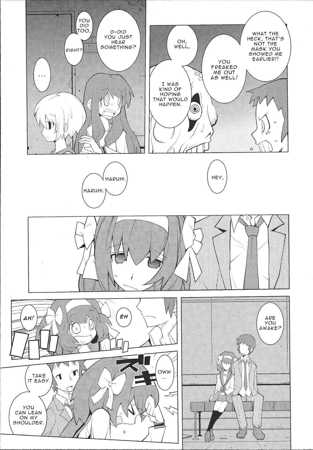 Suzumiya Haruhi no Shukusai Comic Anthology Chapter 2 page 5 - Chapter 2 : SPOOKY TALE [Dowman Sayman]