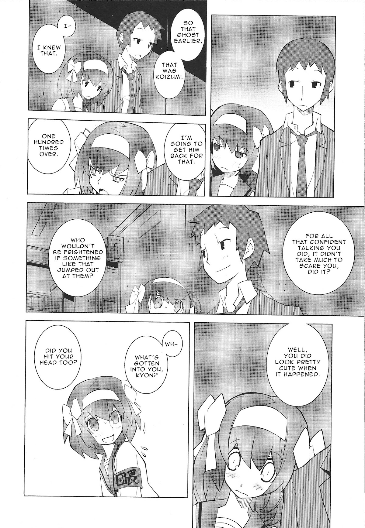 Suzumiya Haruhi no Shukusai Comic Anthology Chapter 2 page 6 - Chapter 2 : SPOOKY TALE [Dowman Sayman]