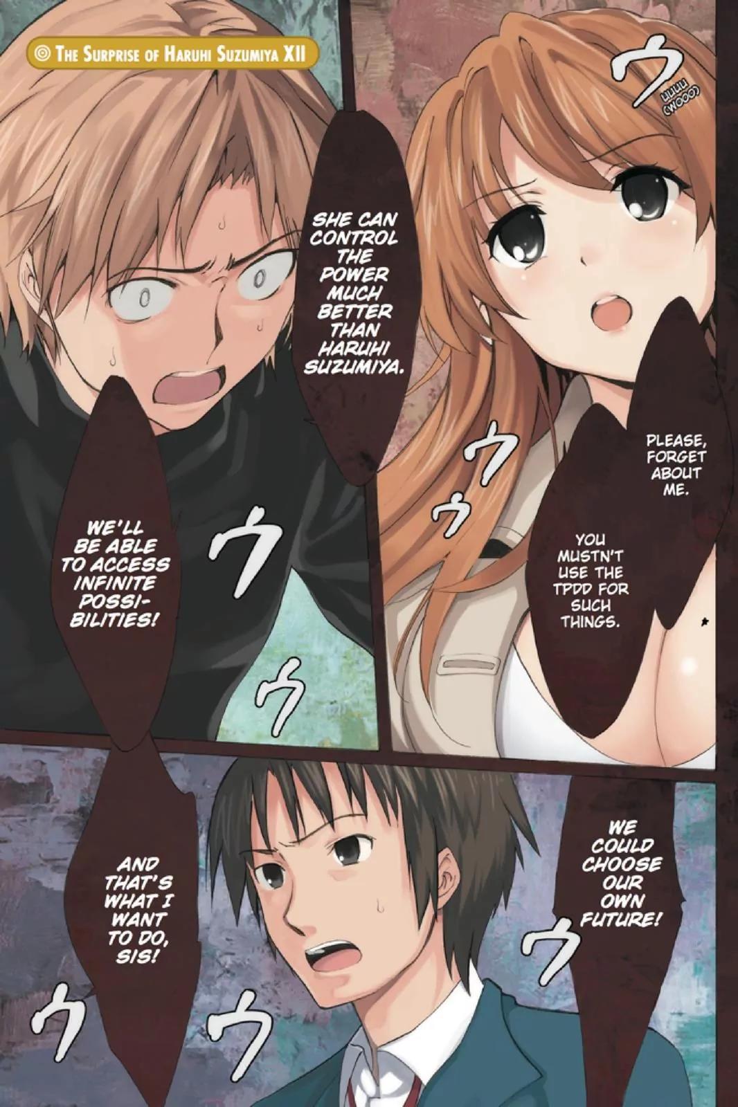Suzumiya Haruhi no Yuuutsu Chapter 100 page 2 - Chapter 100: The Surprise of Haruhi Suzumiya XII