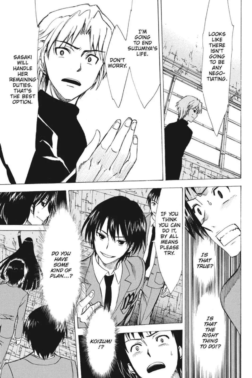 Suzumiya Haruhi no Yuuutsu Chapter 100 page 27 - Chapter 100: The Surprise of Haruhi Suzumiya XII