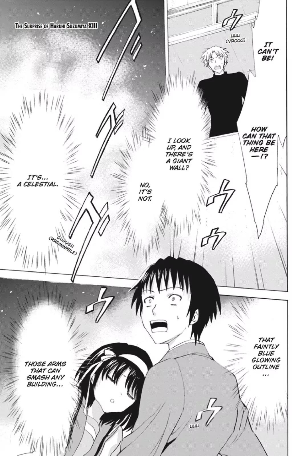 Suzumiya Haruhi no Yuuutsu Chapter 101 page 1 - Chapter 101: The Surprise of Haruhi Suzumiya XIII