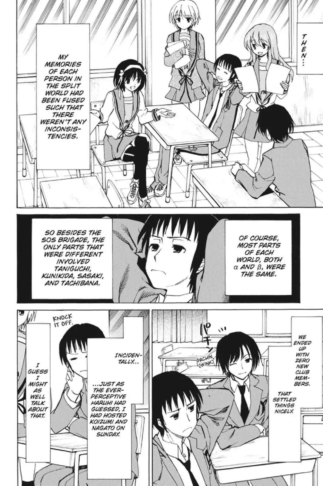 Suzumiya Haruhi no Yuuutsu Chapter 102 page 10 - Chapter 102: The Surprise of Haruhi Suzumiya XIV