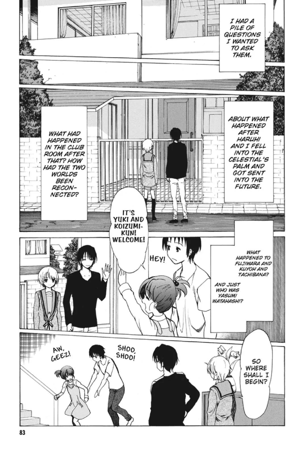 Suzumiya Haruhi no Yuuutsu Chapter 102 page 11 - Chapter 102: The Surprise of Haruhi Suzumiya XIV