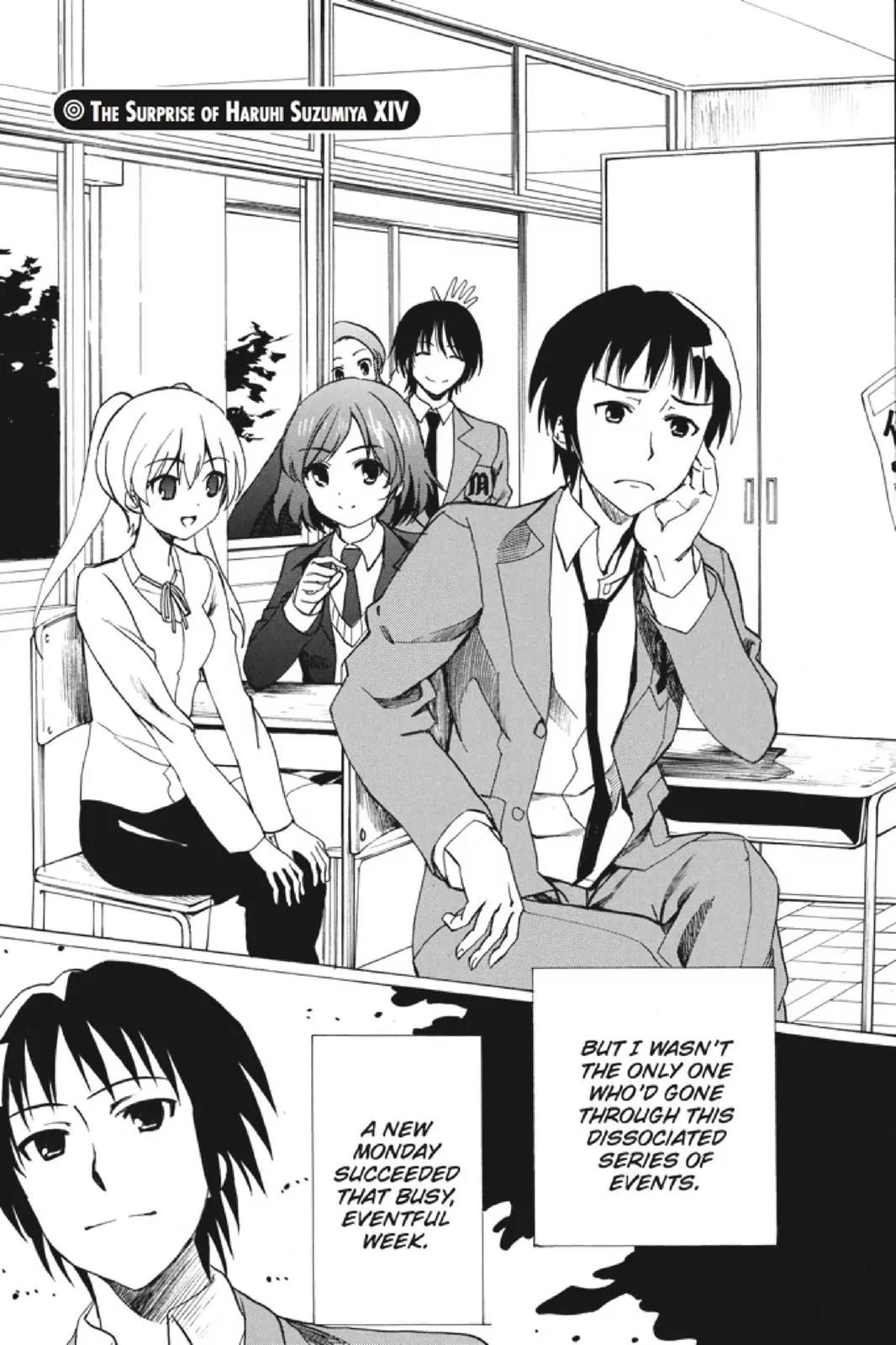 Suzumiya Haruhi no Yuuutsu Chapter 102 page 3 - Chapter 102: The Surprise of Haruhi Suzumiya XIV