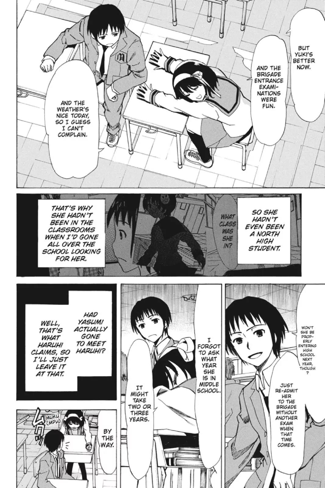 Suzumiya Haruhi no Yuuutsu Chapter 102 page 6 - Chapter 102: The Surprise of Haruhi Suzumiya XIV