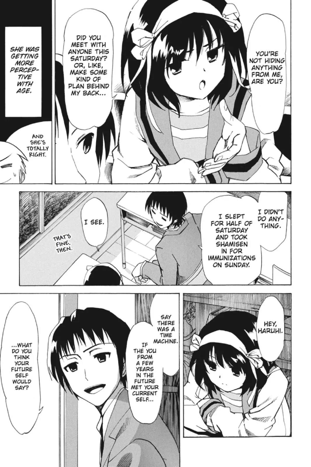 Suzumiya Haruhi no Yuuutsu Chapter 102 page 7 - Chapter 102: The Surprise of Haruhi Suzumiya XIV
