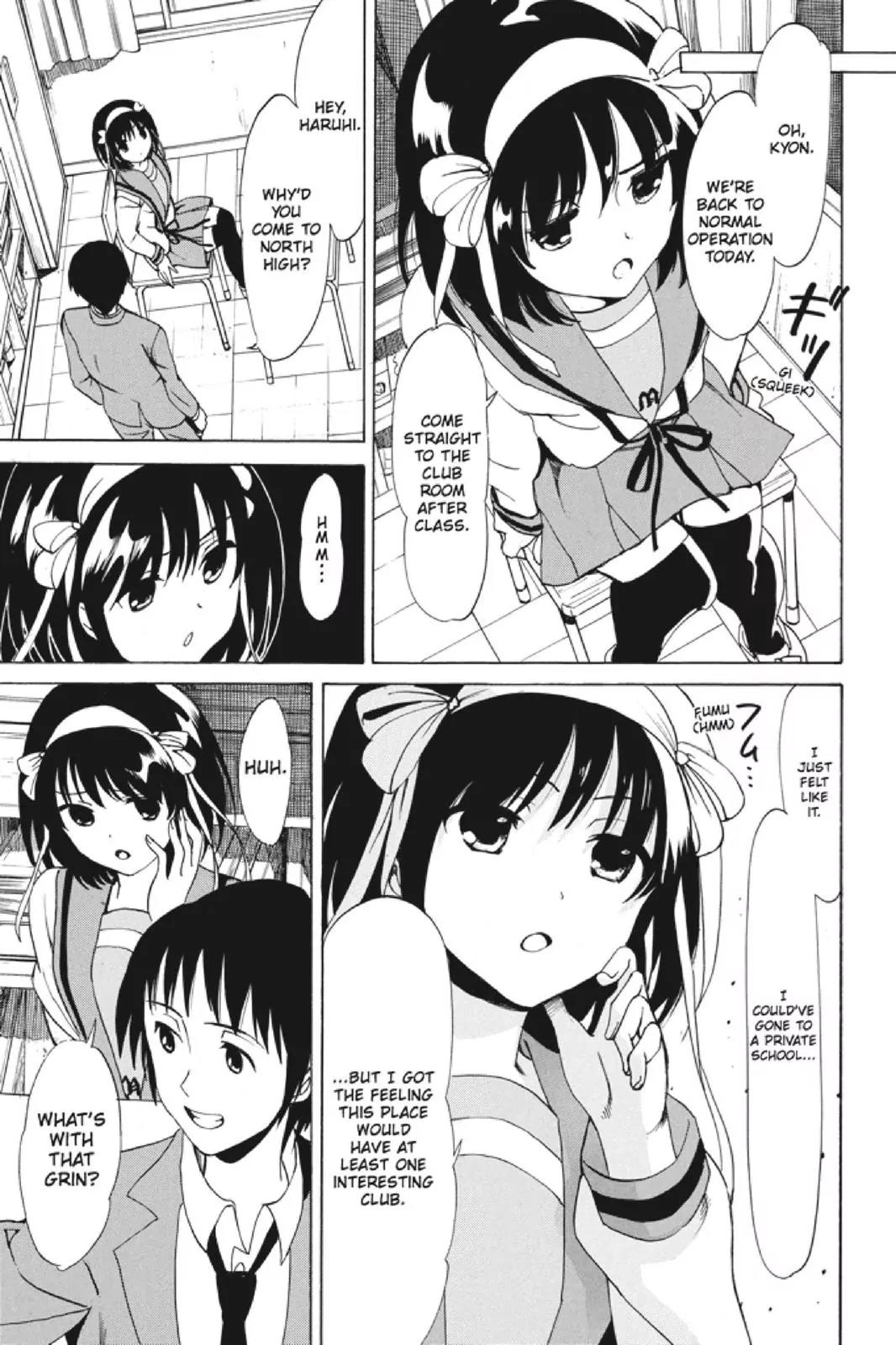 Suzumiya Haruhi no Yuuutsu Chapter 104 page 14 - Chapter 104: The Surprise of Haruhi Suzumiya XVI