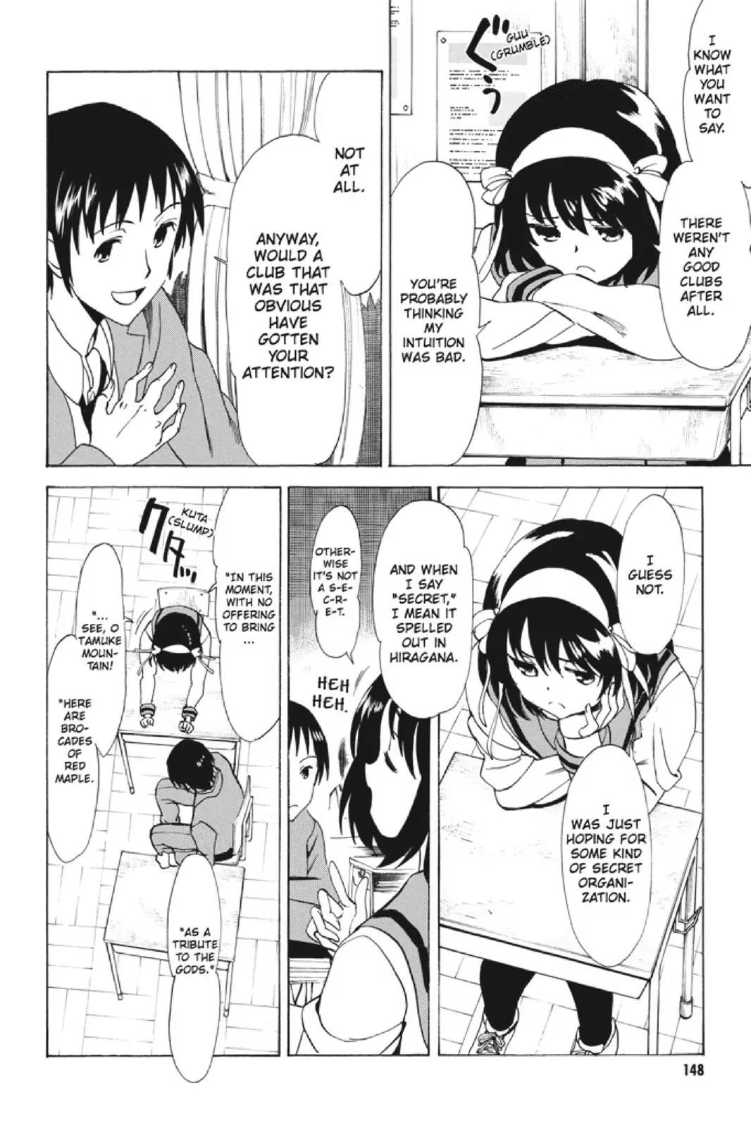Suzumiya Haruhi no Yuuutsu Chapter 104 page 15 - Chapter 104: The Surprise of Haruhi Suzumiya XVI