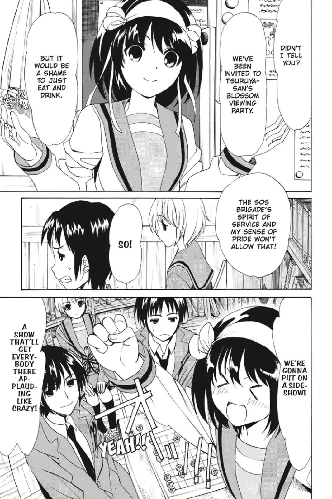 Suzumiya Haruhi no Yuuutsu Chapter 104 page 22 - Chapter 104: The Surprise of Haruhi Suzumiya XVI