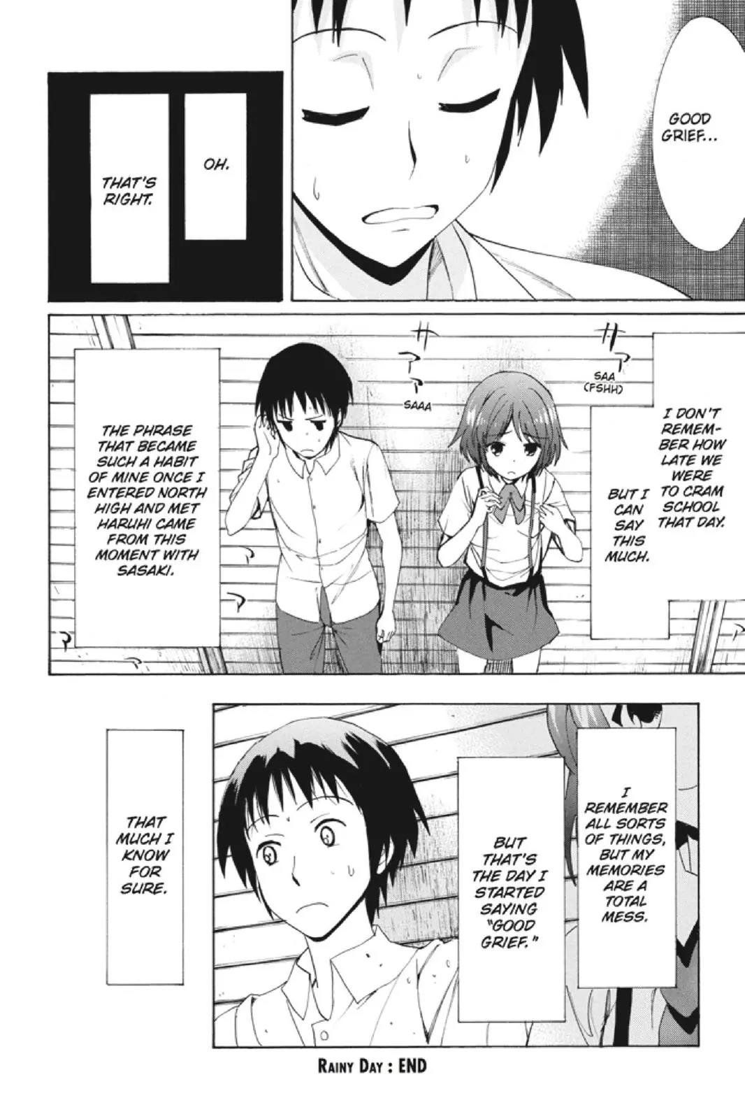 Suzumiya Haruhi no Yuuutsu Chapter 105 page 10 - Chapter 105: Rainy Day