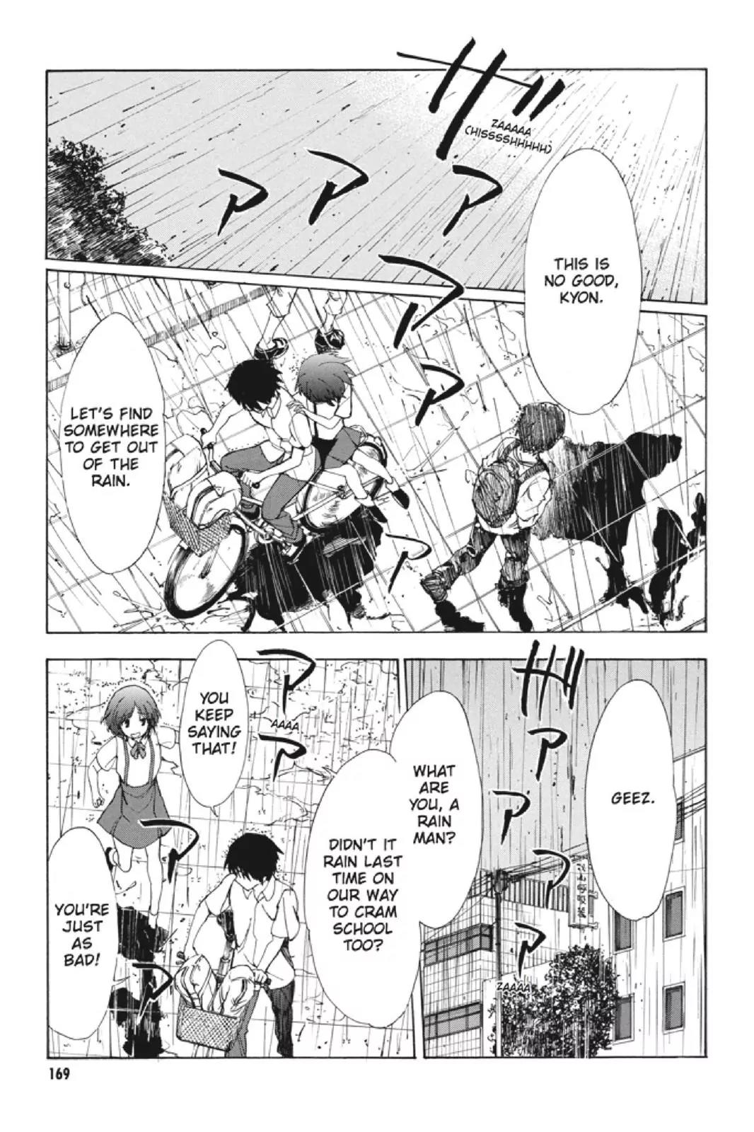 Suzumiya Haruhi no Yuuutsu Chapter 105 page 7 - Chapter 105: Rainy Day